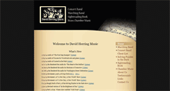 Desktop Screenshot of davidherringmusic.com